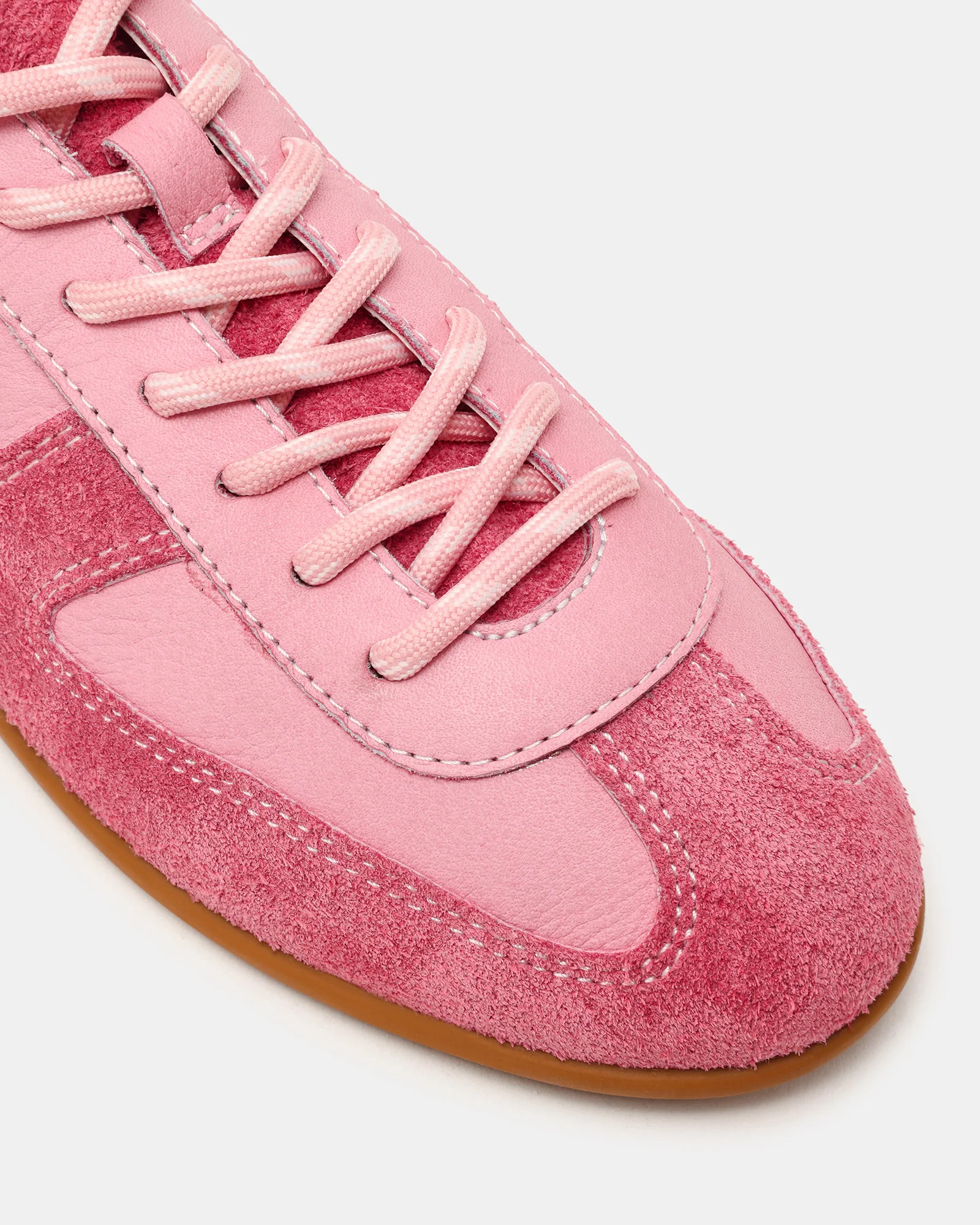 JAXSON Pink Low-Top Lace-Up Women's Sneaker | Steve Madden (US)