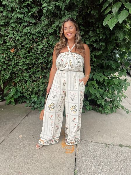 This jumpsuit is on sale today! Extra 40% off all sale items with Anthro (discount taken in cart- no code needed!)

#LTKfindsunder100 #LTKsalealert #LTKmidsize