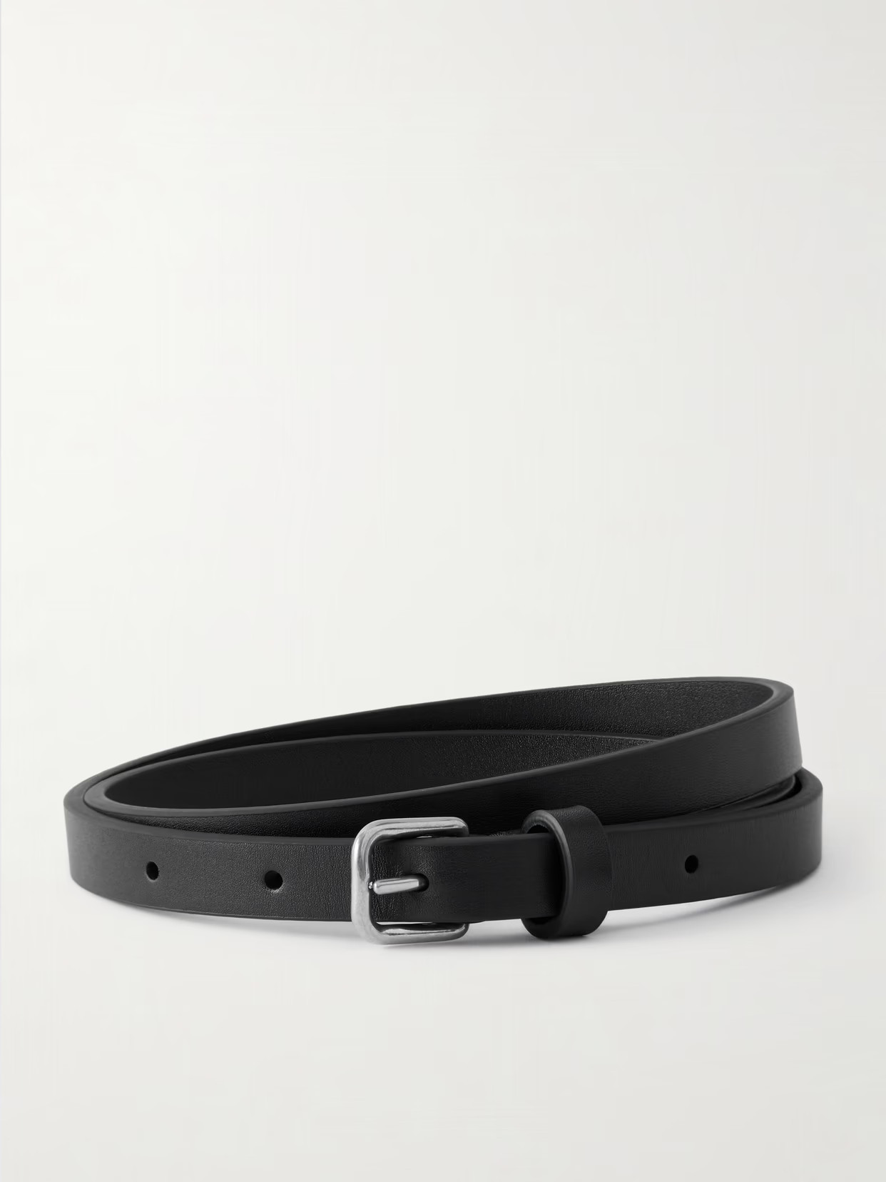 The Row - Textured-leather Belt - Black | NET-A-PORTER (US)