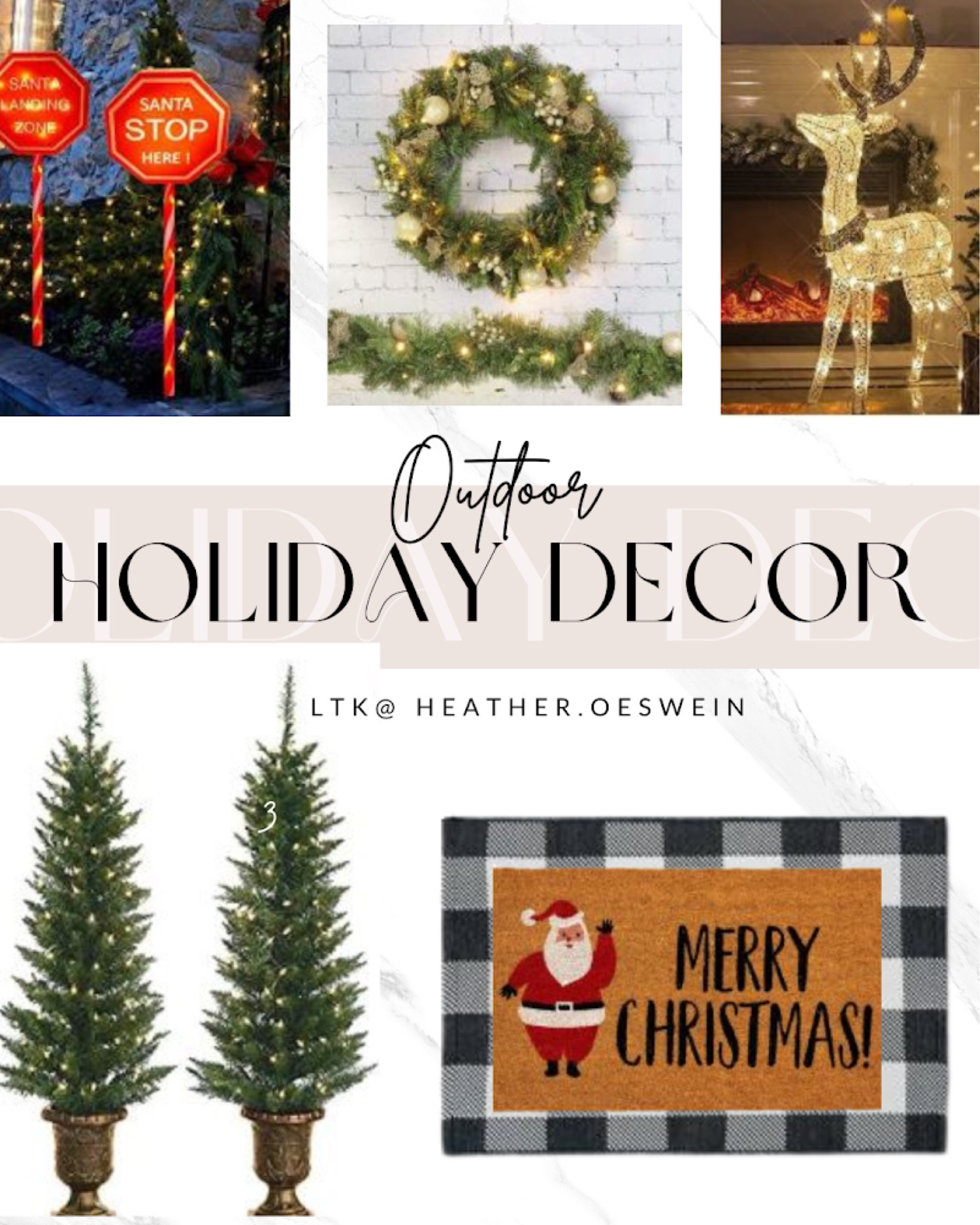 Outdoor Christmas Decor

#LTKhome #LTKHoliday #LTKSeasonal