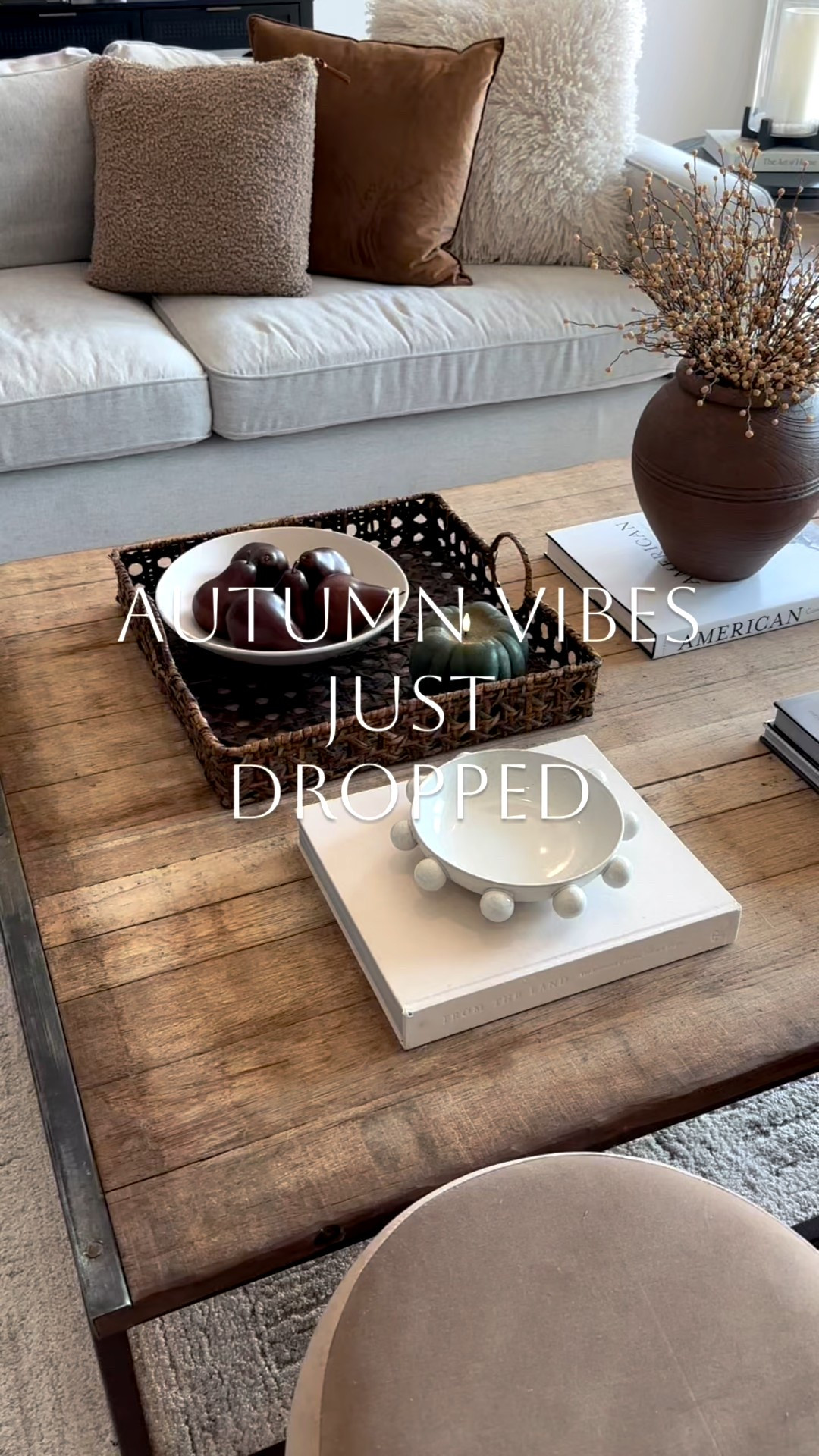 I am loving my new fall finds from MJ Home 🍂✨ This flameless pumpkin candle is giving the coziest autumn glow without the worry, and the handwoven rattan tray in that rich brown tone is the perfect grounding piece for any space. I styled it with the beautiful Micah vase filled with harvest berry picks for that warm, seasonal touch. 🍁

#LTKHome #LTKSeasonal #LTKStyleTip