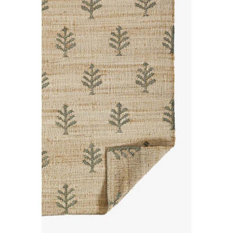 Erin Gates by Momeni Orchard Verdure Natural Hand Woven Wool and Jute Area Rug | Wayfair North America