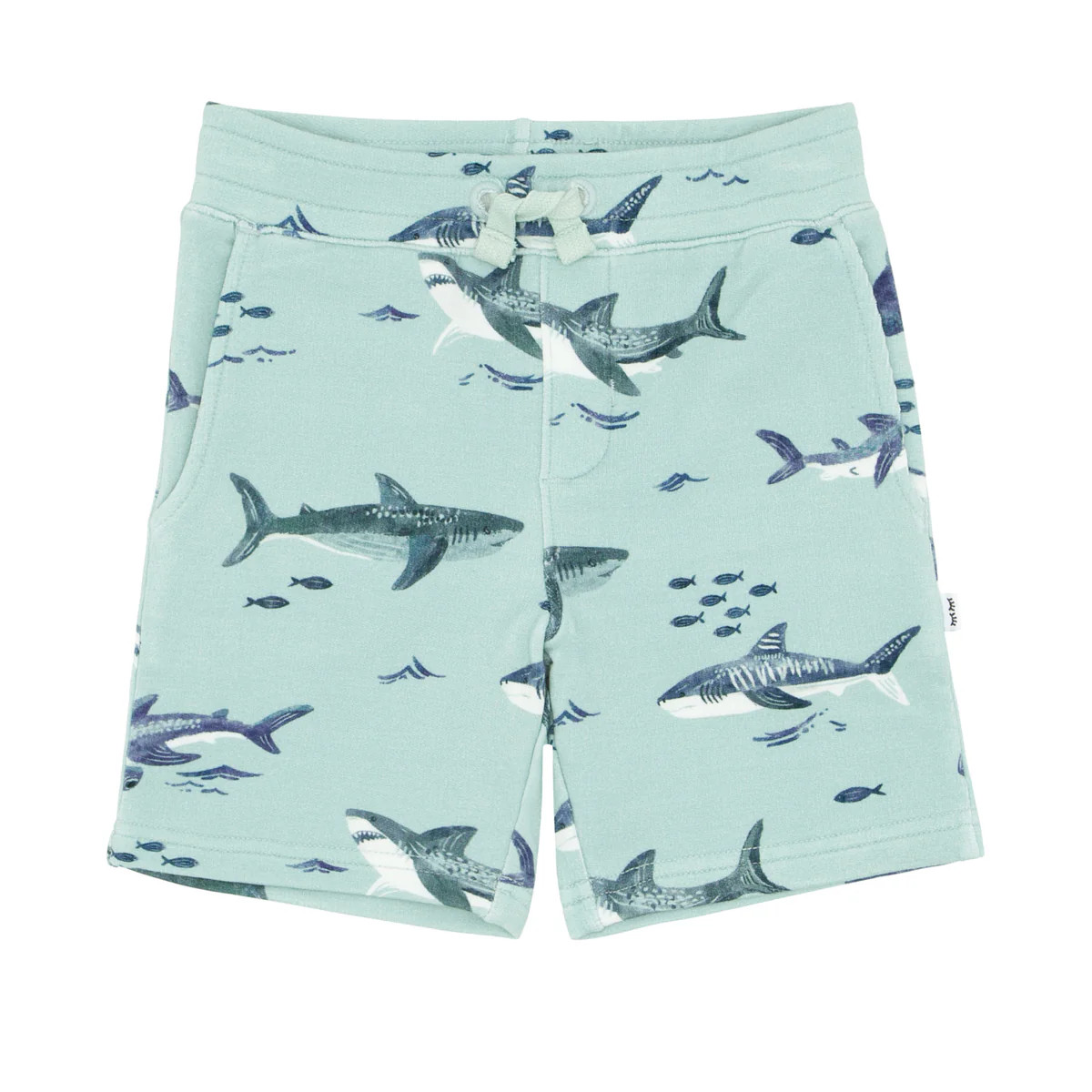 Surfin' Sharks Drawstring Shorts | Little Sleepies