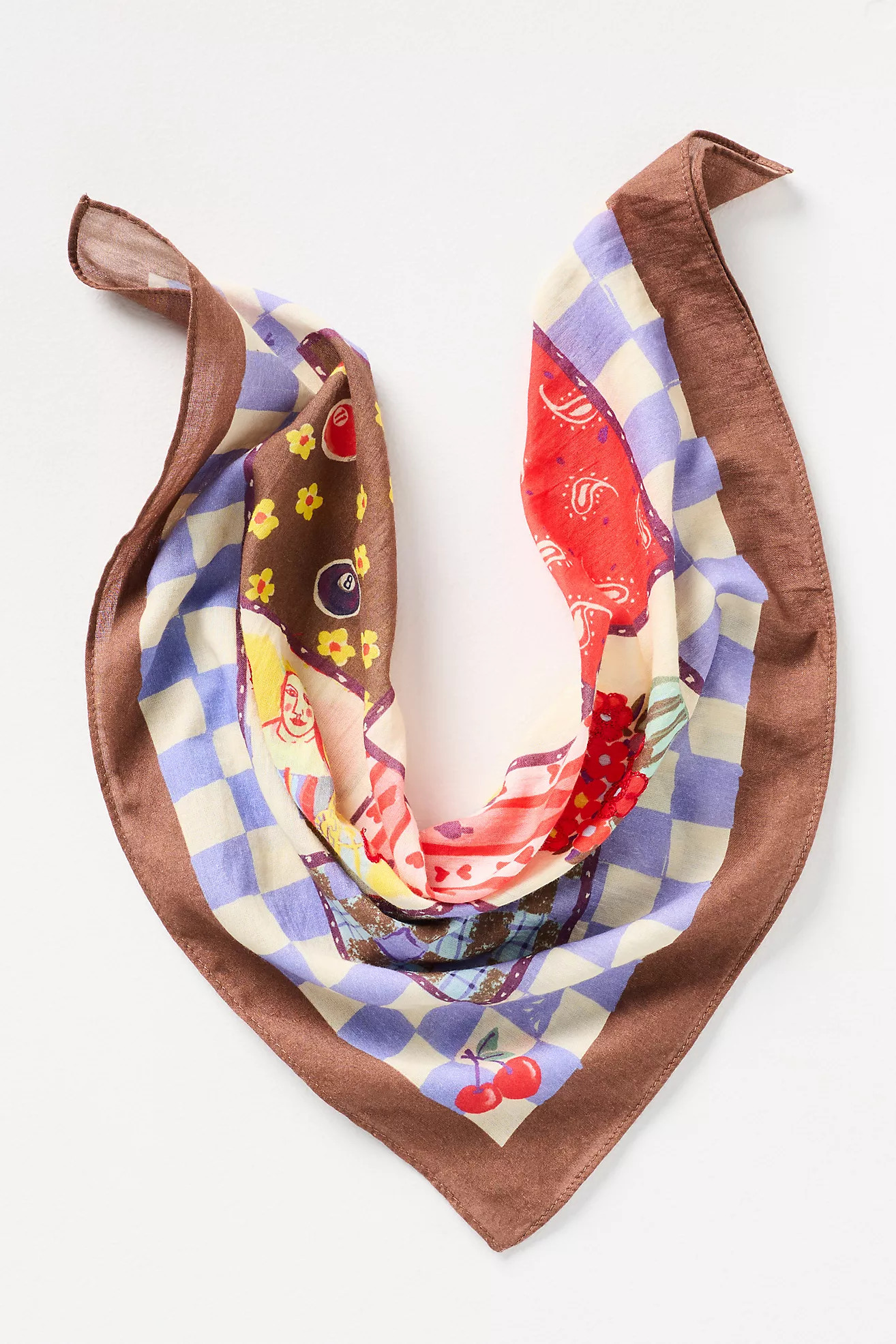 Maeve Printed Bandana Scarf | Anthropologie (US)