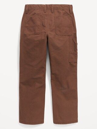 Built-In Flex Loose Tapered Canvas Utility Pants for Boys | Old Navy (US)