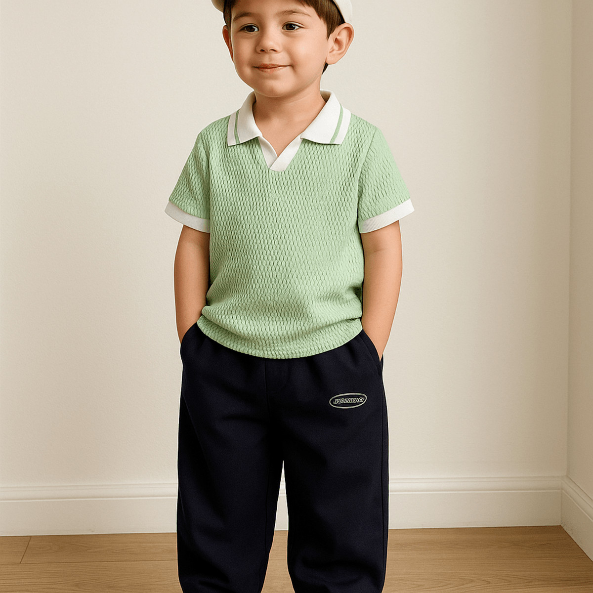 LMoss Kids Young Boy'S Sporty & Casual Color Block Short Sleeve Polo Shirt With Decorative Details,Suitable For Commuting, School, Daily Leisure, Vacation, Travel, Suitable For Sports, Suitable For Kids' Outfits, Young Boy Clothes, School Boys Set, Boys Outfits, Family Matching Outfits, Birthday Party, Suitable For Daily, Suitable For School, Suitable For Sports, Spring And Summer Season. | SHEIN