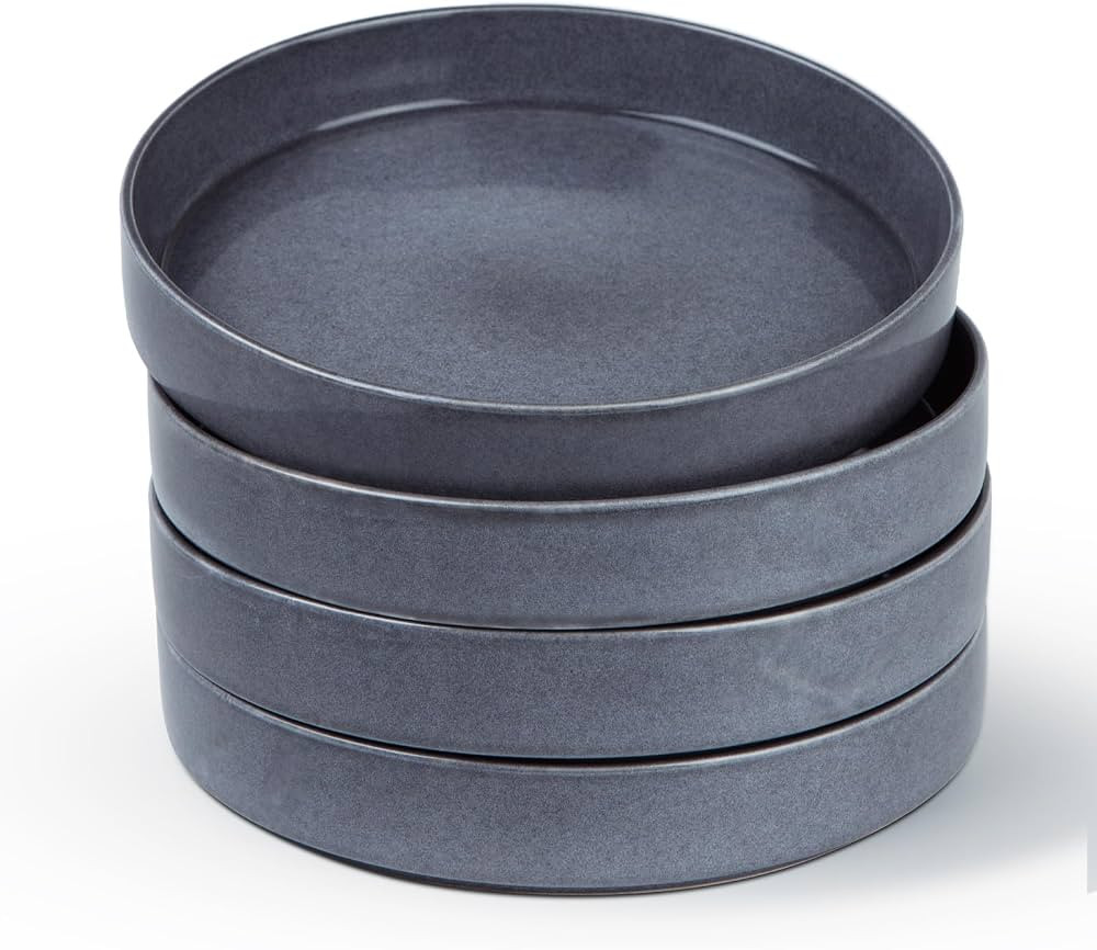 famiware Annecy Pasta Bowls Set of 4, 24oz Salad Bowl Plates, Stoneware Dinnerware/Dishware/Plate... | Amazon (US)