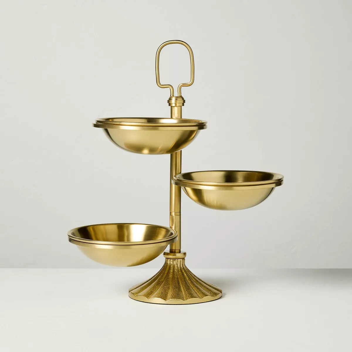 Brass Finish Tiered Snack Serving Bowls - Hearth & Hand™ with Magnolia | Target