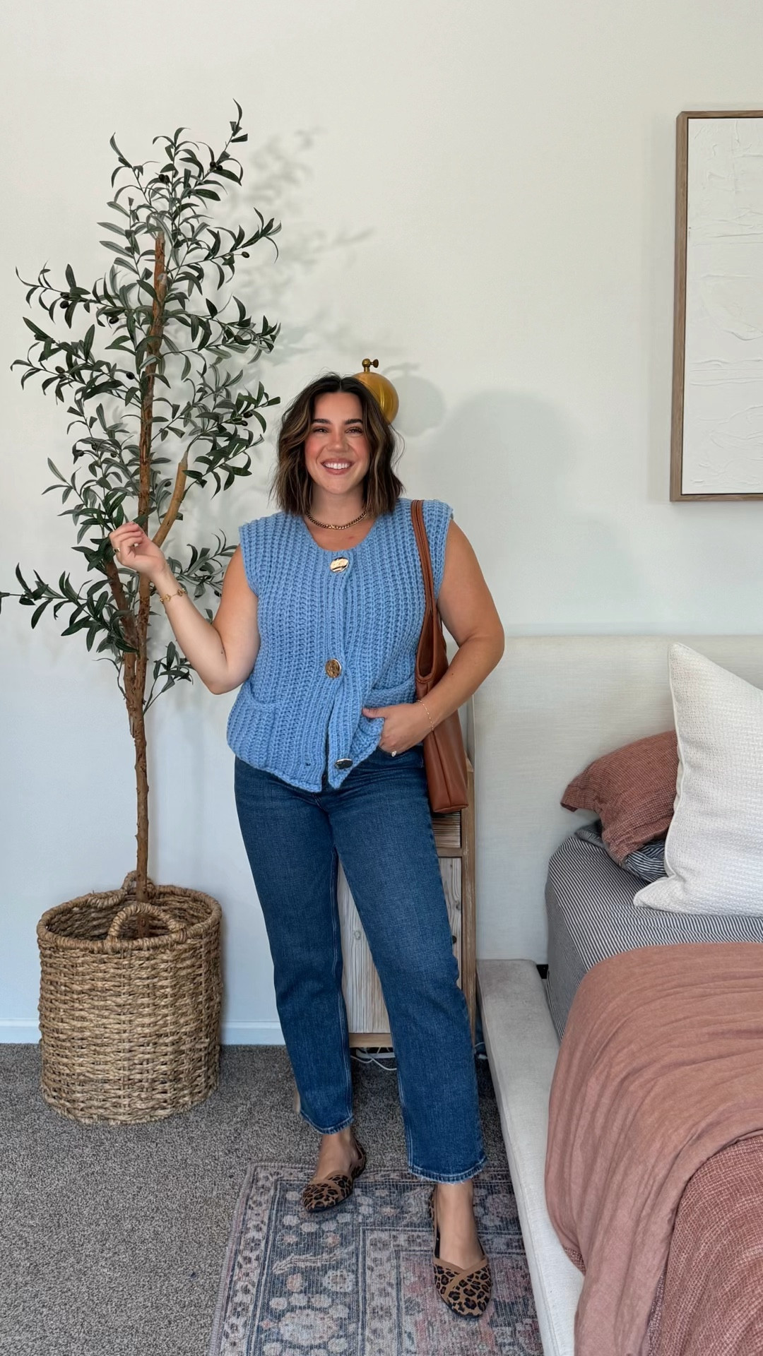 Top: L, jeans 30, tanks L. Casual early fall outfit! Easy for teacher, business casual, mom style. 

#LTKFallSale #LTKMidsize #LTKStyleTip