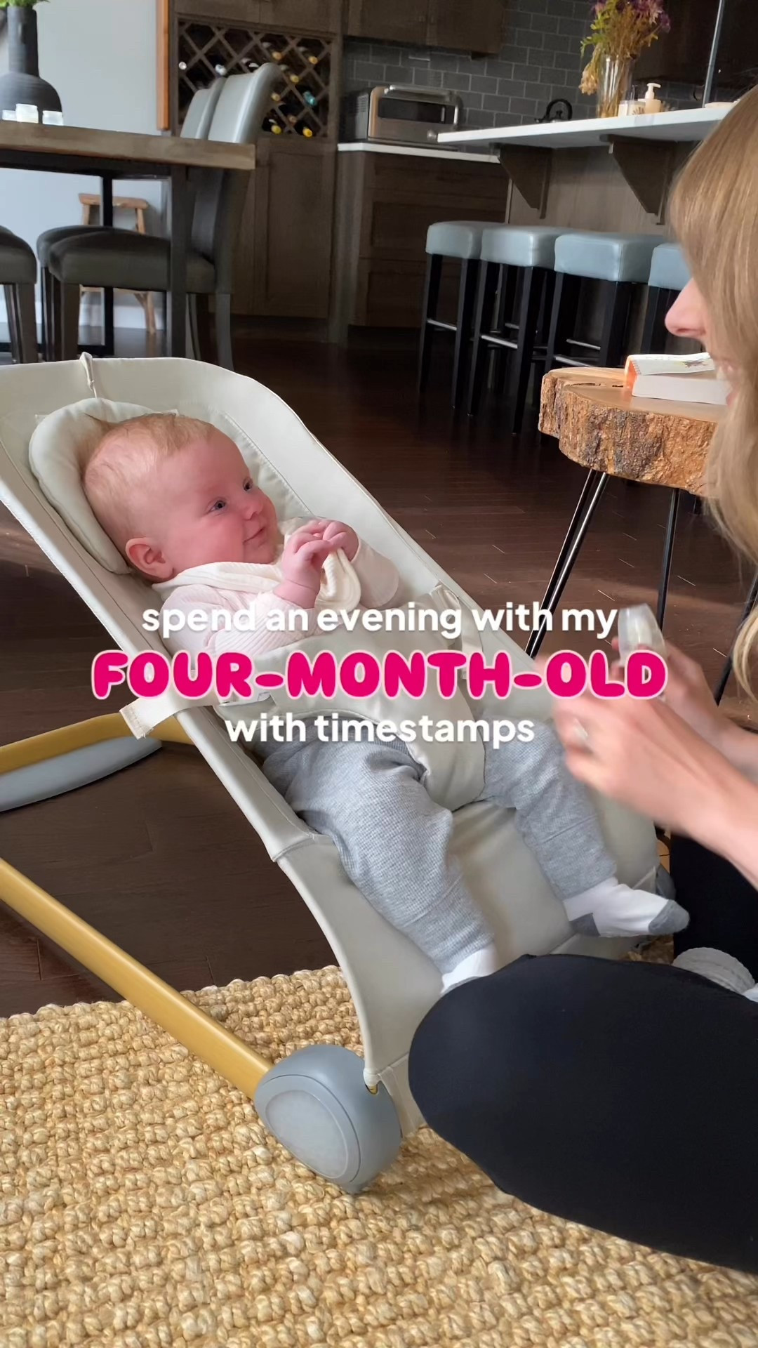 Spend a evening with my four month old! During her wake windows, we jump from activity to activity and have been loving the bouncing chair, activity mat, and teething popsicles 🩷

#LTKKids #LTKBaby #LTKFamily