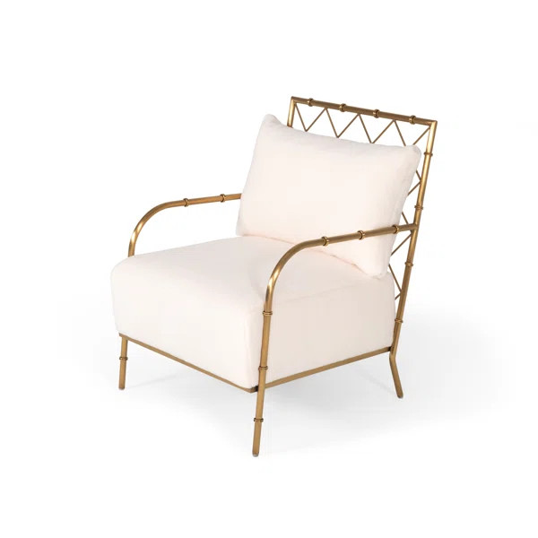 Alphonsine 25'' Wide Velvet Armchair | Wayfair North America