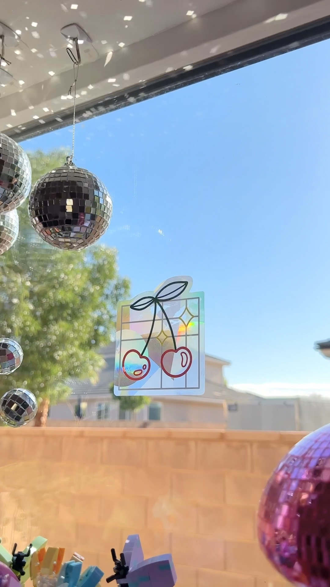 I found these sun catcher stickers on Etsy and they are pure MAGIC!! ✨ When the light hits them they create little rainbows and it makes me ridiculously happy every time I see them!! 🌈

#LTKFindsUnder50 #LTKHome #LTKVideo