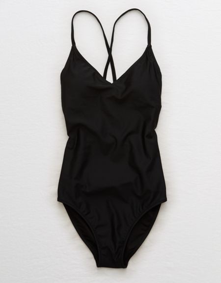 Aerie Strappy Back One Piece Swimsuit | American Eagle Outfitters (US & CA)