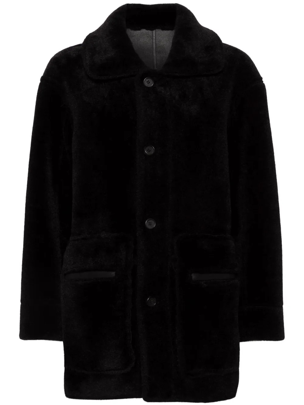 Urbancode faux-fur Coat | Black | FARFETCH UK | Farfetch Global