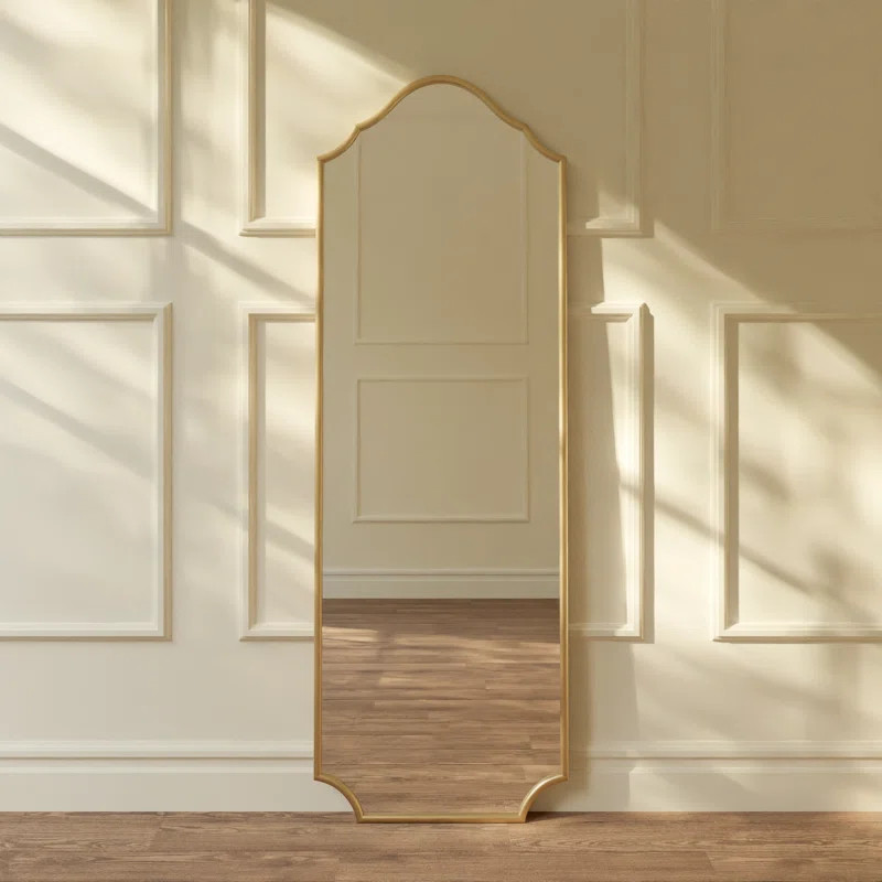 Lilith Arch Metal Floor Mirror | Wayfair North America