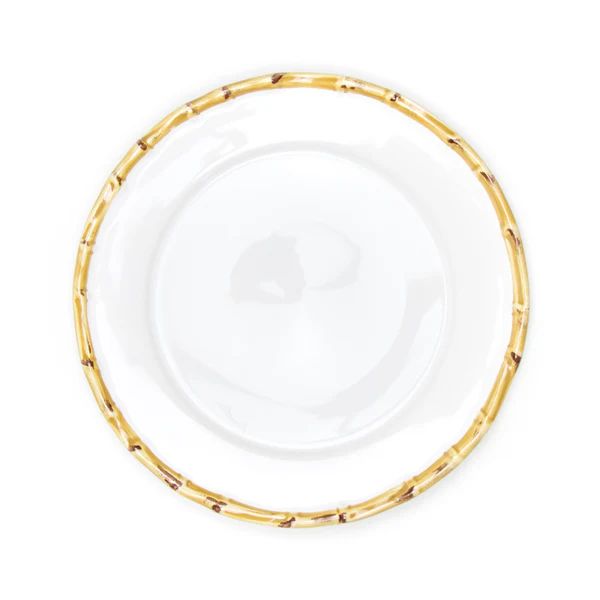 Bamboo Dinner Plate, Dark Natural | The Avenue