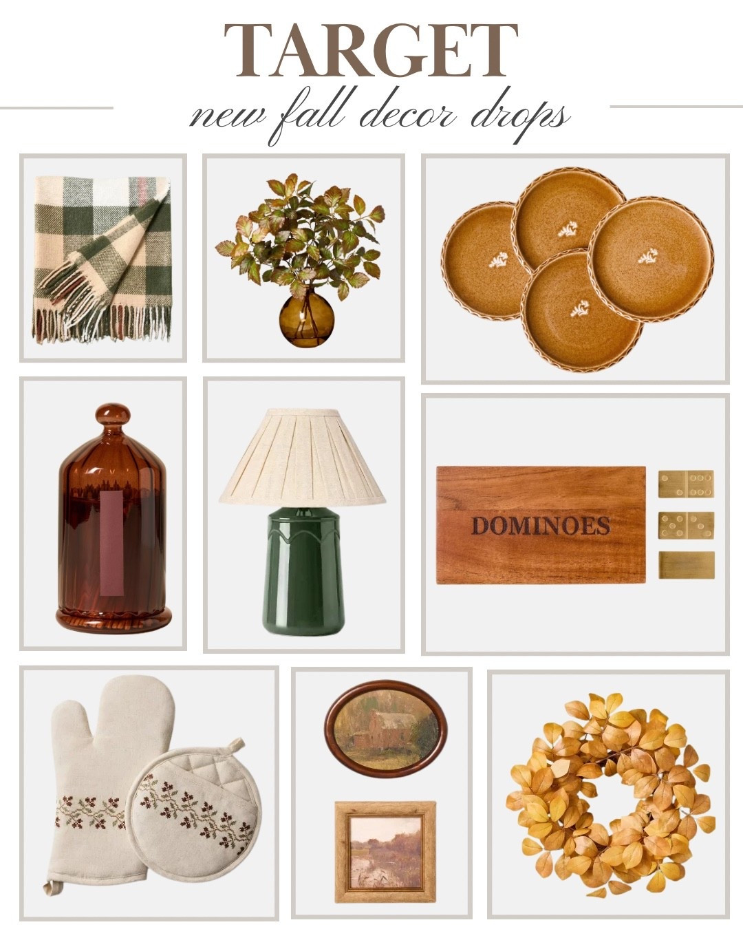 New fall decor drops at Target that I’m loving. So many pretty pieces for an easy seasonal refresh. 🤎

Target finds, fall decor, home decor, fall home, Target style

#LTKSeasonal #LTKHome