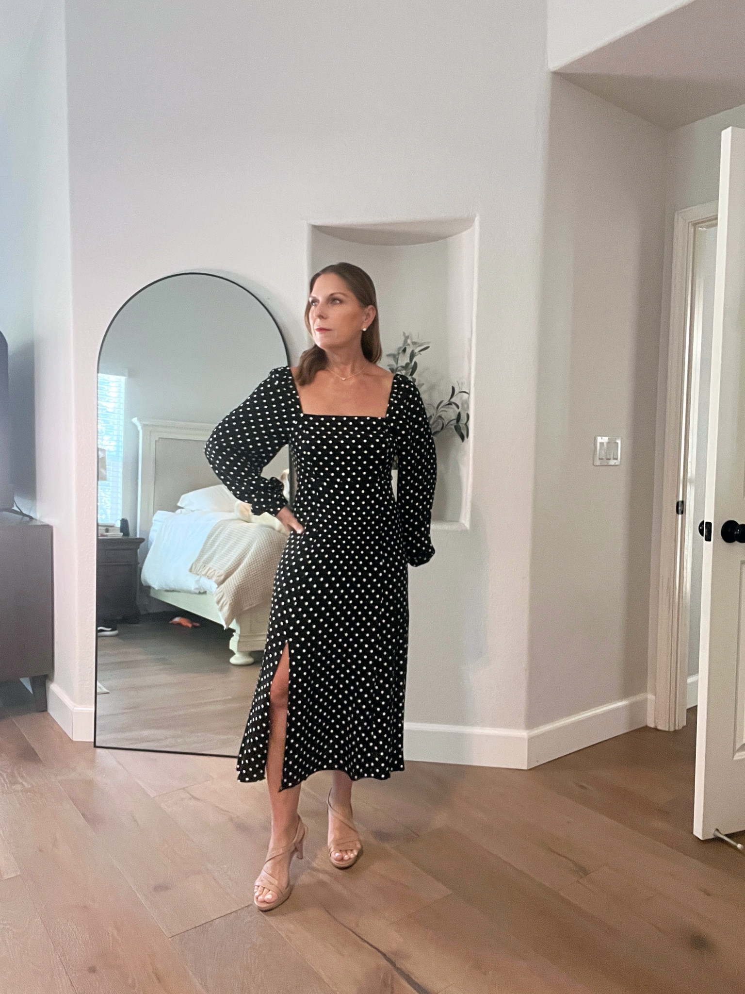 Black and White Polka Dots Dress 

#LTKFind #LTKstyletip #LTKsalealert