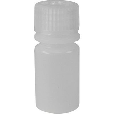 Nalgene HDPE Plastic Narrow Mouth Storage Bottle - 1/2 oz. - Clear | Target