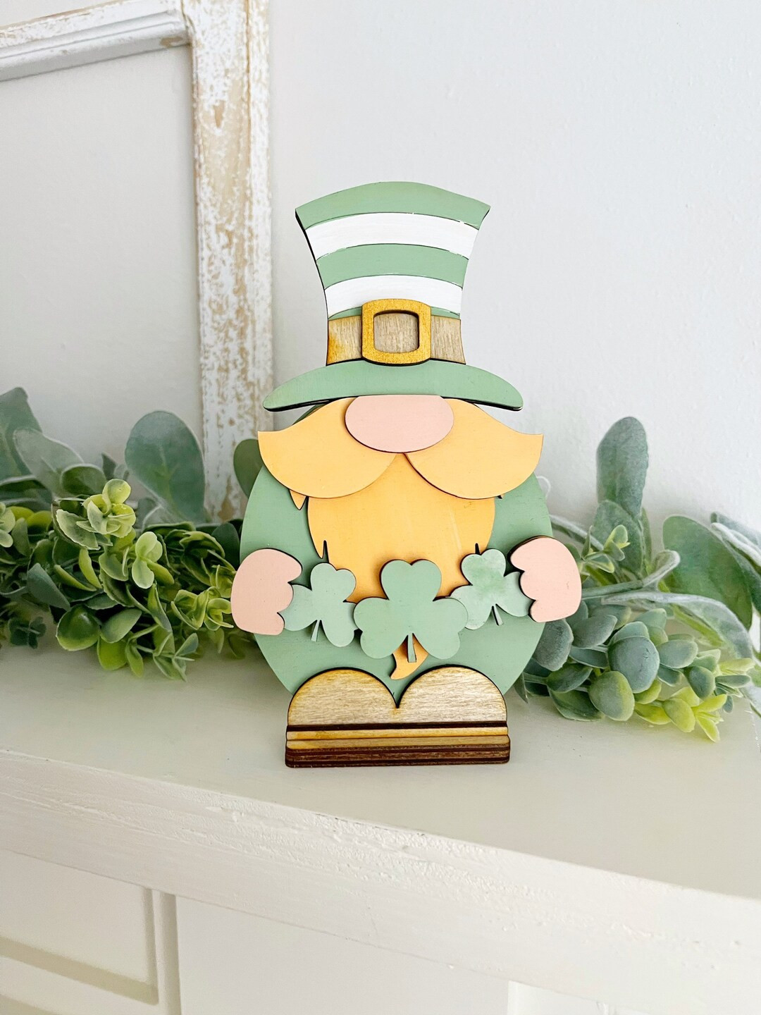 Leprechaun Sign Tiered Tray Decor St Patricks Day Sign St - Etsy | Etsy (US)