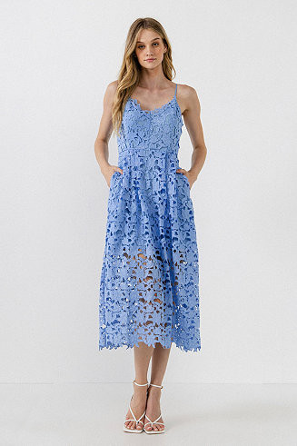 Women's Lace Cami Midi Dress | Macy's