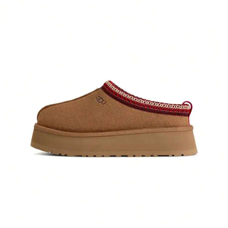 UGG Women's Tasman Slipper,Thickened Flat Cozy Boots Lined Warm Home Slippers Casual Shoes Chestn... | SHEIN