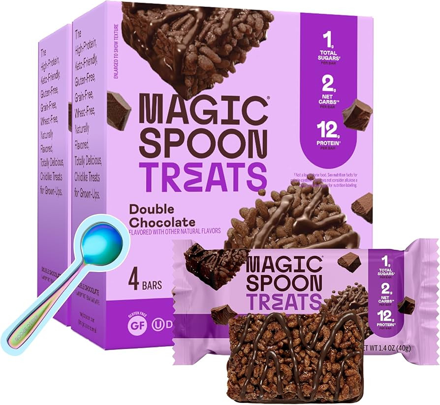 MAGIC SPOON Treats - High Protein, Low Carb, Keto Friendly, Low Sugar, Gluten Free, Crispy Protei... | Amazon (US)