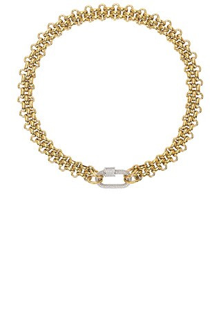 Mazin Jewels Jackie Necklace in Gold from Revolve.com | Revolve Clothing (Global)