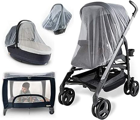 Baby Mosquito Net for Strollers, Carriers, Car Seats, Cradles. Fits Most PacknPlays, Cribs, Bassi... | Amazon (US)