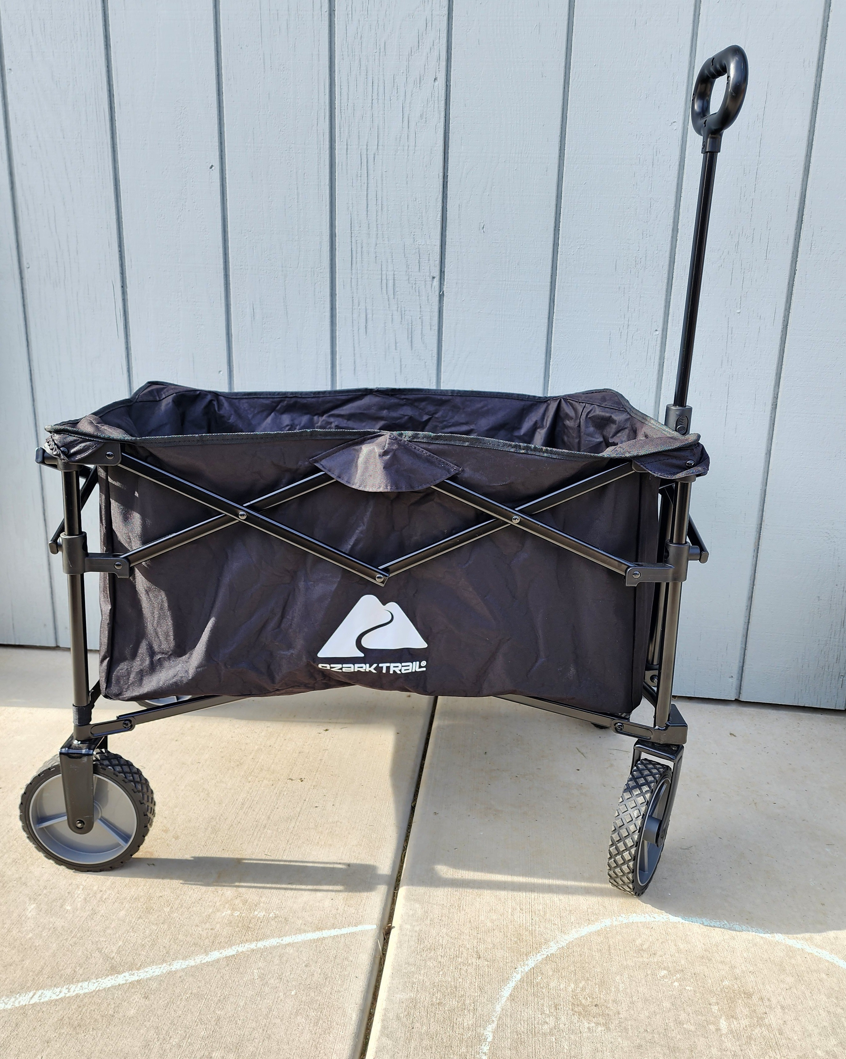 This wagon sure is a big help! It folds down for storage.   #Walmart finds Ozark trail caddy carry all pull bag grocery tools 

#LTKHome #LTKFamily #LTKFindsUnder50