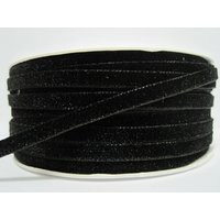 5 Yards 1/4"" Black Velvet Ribbon, Ribbon Lot, Wholesale Trim, Black Velvet Ribbon | Etsy (US)