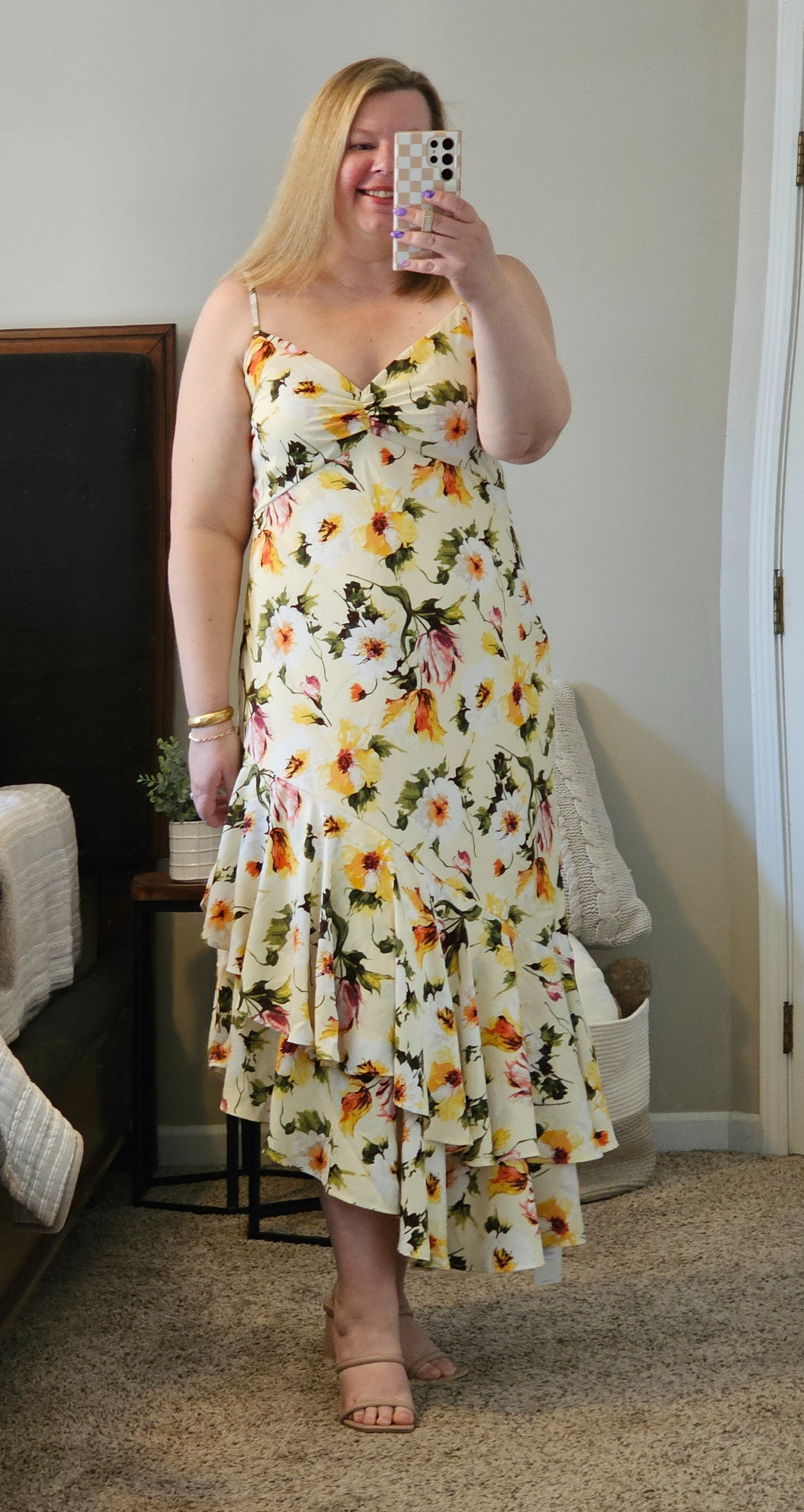 This dress is perfect for a wedding guest, to wear at a shower, Easter, or any other Spring/Summer event you have coming.  I am in an XL. 

#LTKsalealert #LTKover40 #LTKSpringSale