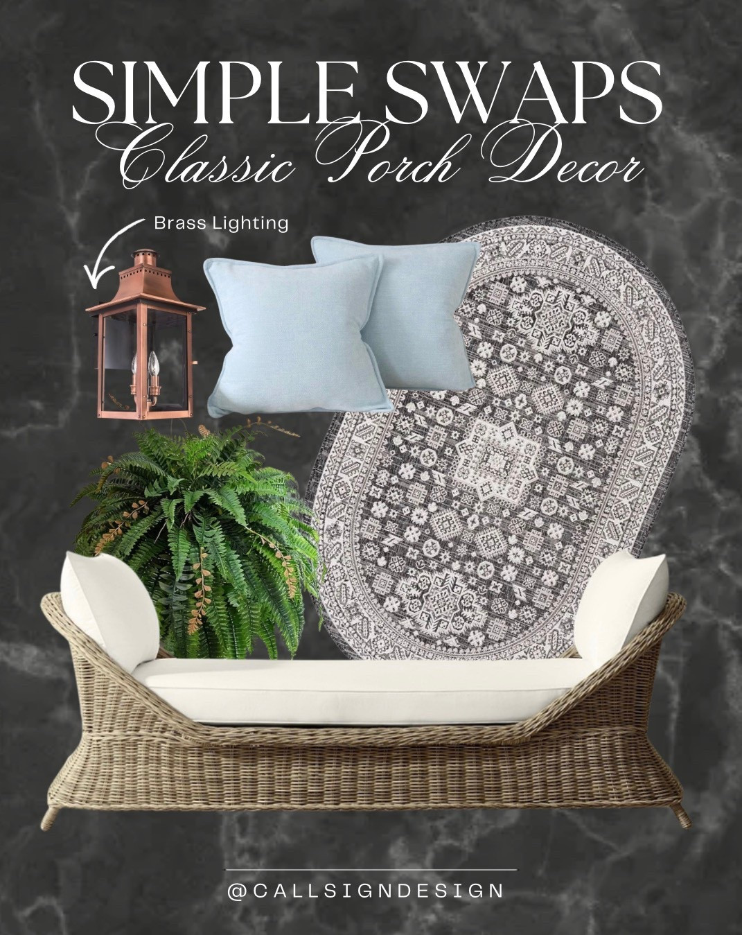 Everything you need to create a luxurious outdoor lounging setup that feels resort worthy. A spacious, comfortable outdoor couch layered with soft cushions turns any patio into a place made for slow afternoons and lingering evenings. 

#OutdoorLounge #PatioInspo #ResortStyle #OutdoorLiving #EverydayLuxury #HomeDecor #DesignDetails #callsigndesign