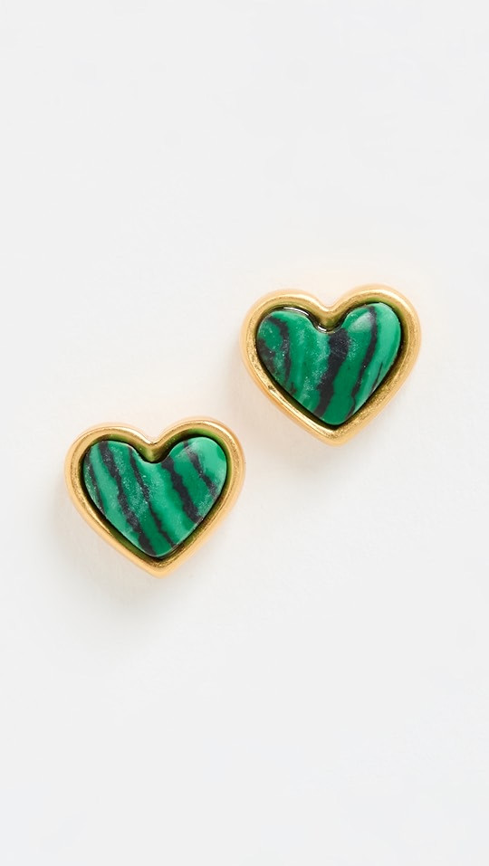 Madewell Stone Heart Studs | SHOPBOP | Shopbop