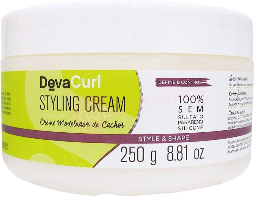 Deva Curl Styling Cream - 250G | Amazon (BR)