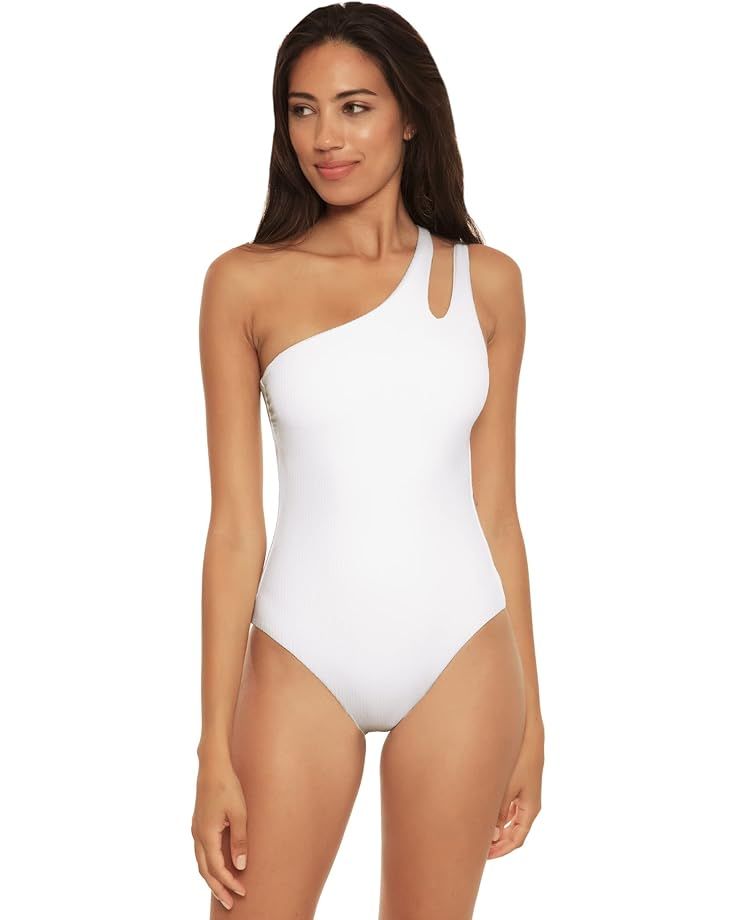 BECCA by Rebecca Virtue Pucker Up Violet Asymmetrical One-Piece | Zappos