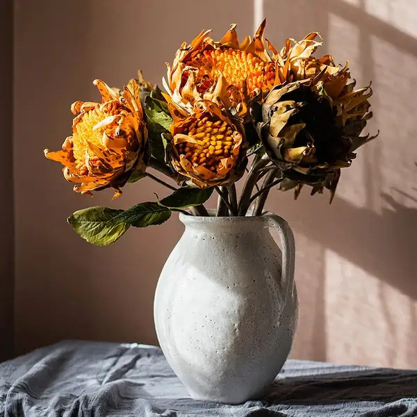 RusticReach Artificial Flannel Sunflower Stem | Bed Bath & Beyond