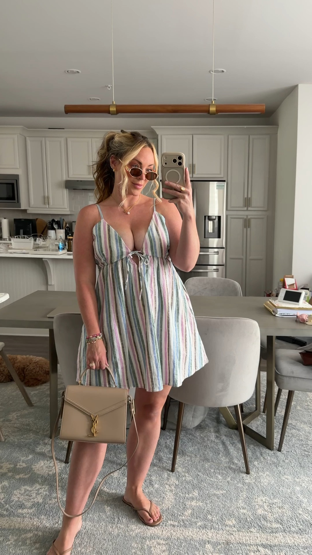 Love this stripe little mini dress 🤍

#LTKgrwm #LTKSeasonal #LTKMidsize