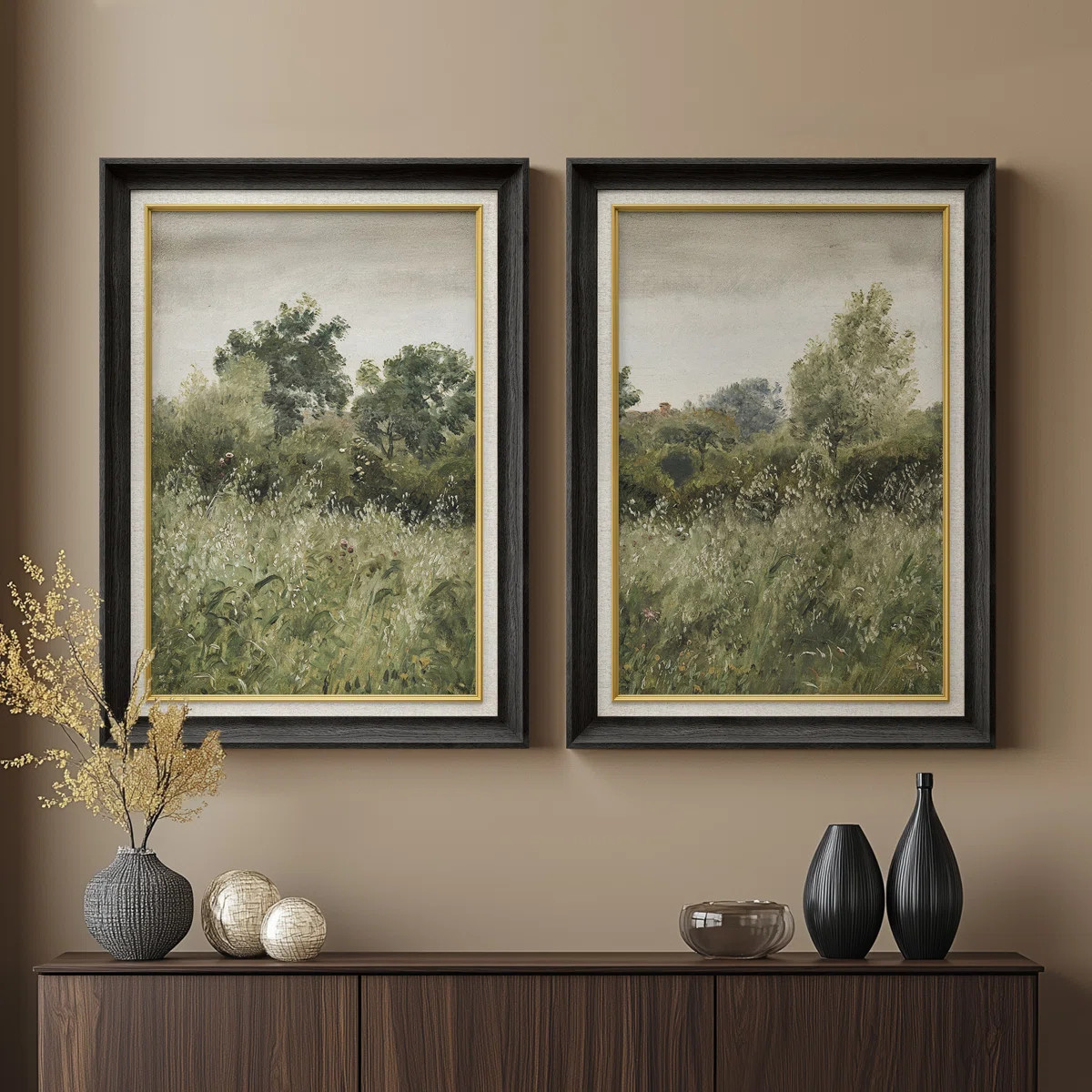 Lark Manor™ Set of 2 Premium Framed Art Artworks on Premium Canvas with 26"x36" Frame | Wayfair | Wayfair North America