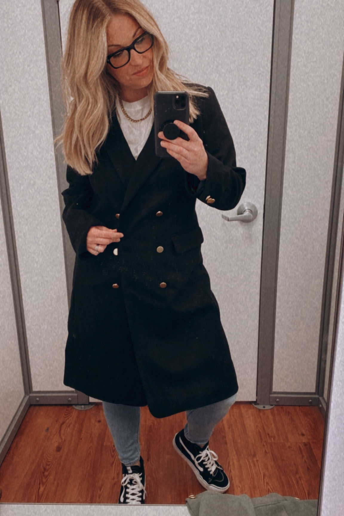 Basic closet staple #military trench coat #walmart #midsize #coat #jackets 

#LTKunder50 #LTKSeasonal #LTKcurves