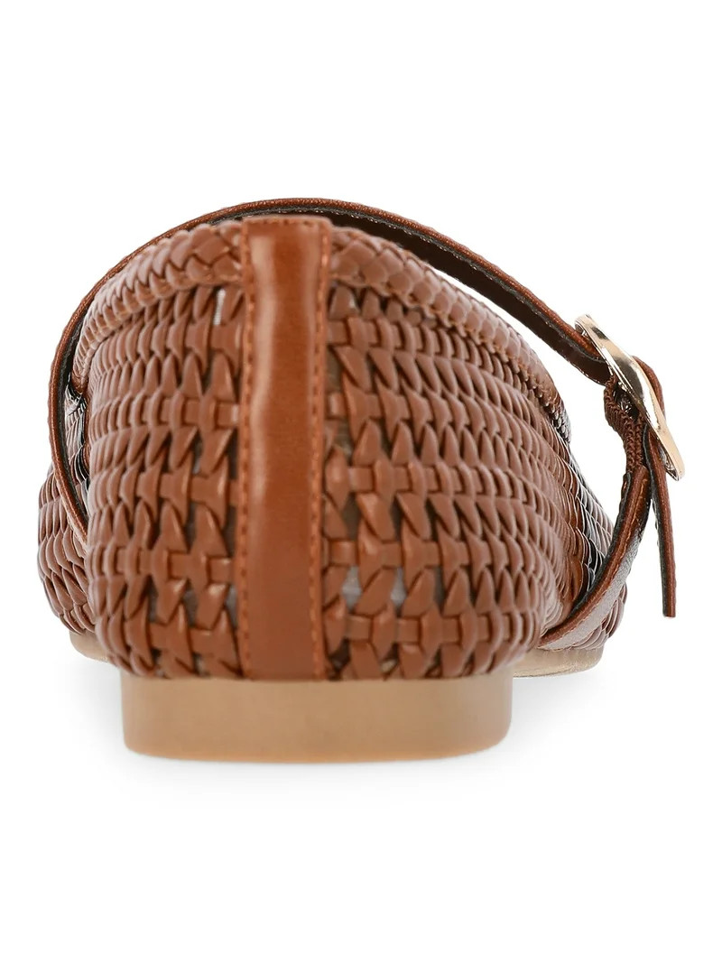 Time and Tru Women's Woven Ballet Flats | Walmart (US)