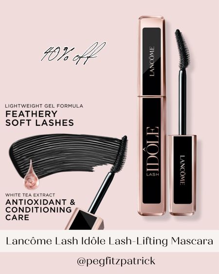 Such a great price! 40% off Lancôme’s Lash Idole lash-lifting and volumizing mascara. It stays on all day, no flaking or clumps. 

#LTKsalealert #LTKbeauty #LTKunder50