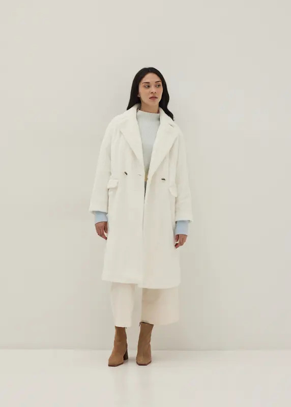 Layla Oversized Faux Fur Coat | Love, Bonito USA