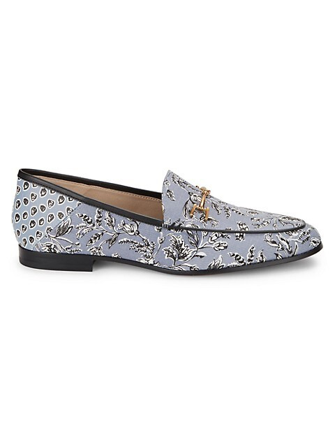 Loraine Leaf-Print Bit Loafers | Saks Fifth Avenue OFF 5TH