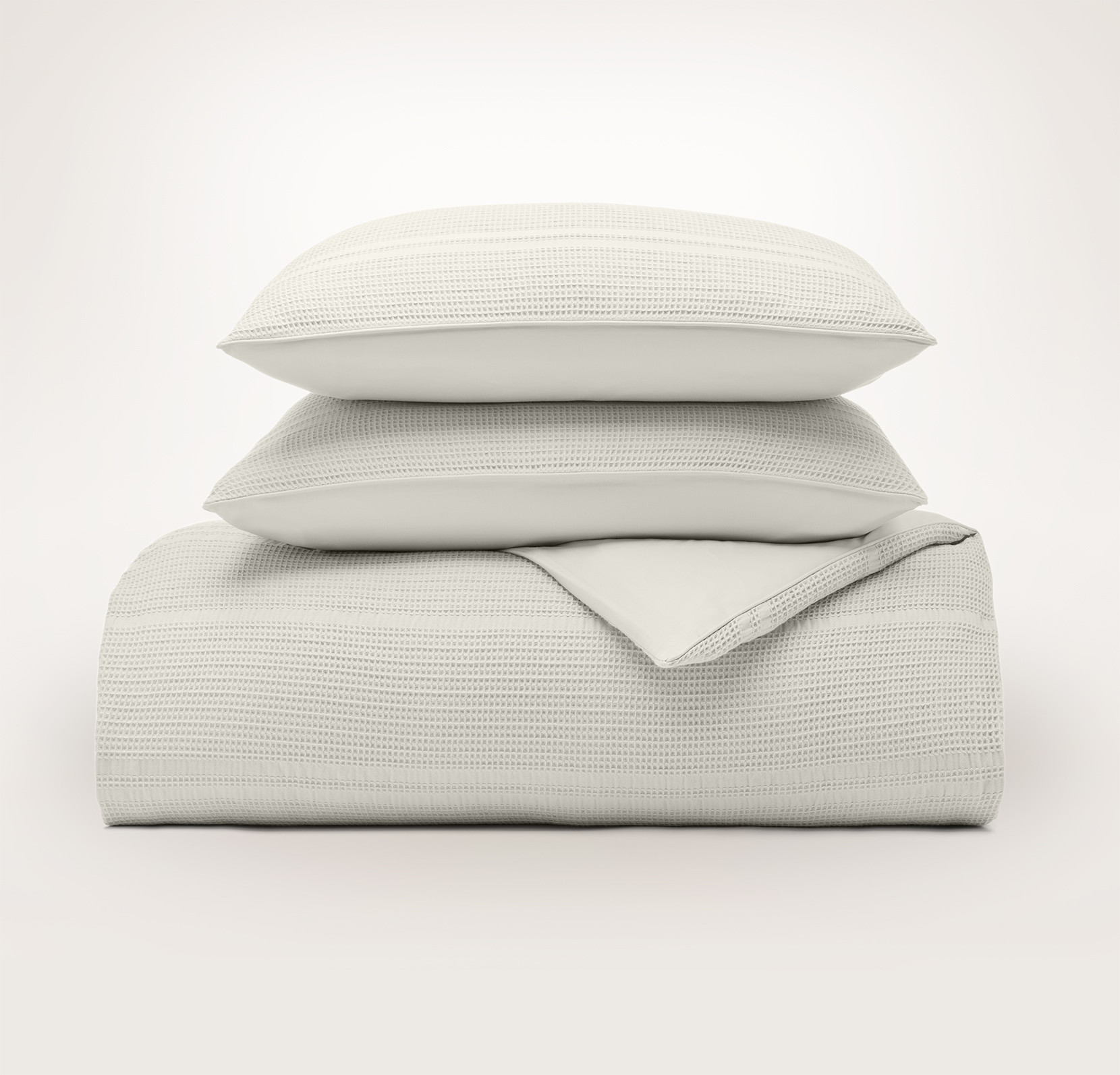 Waffle Dobby Stripe Duvet Set | Boll & Branch