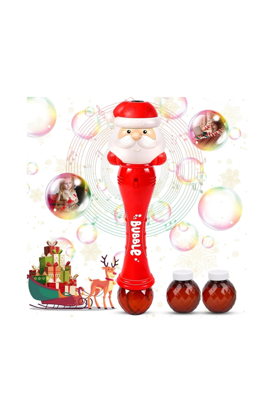 Christmas Bubble Wands Toys for Kids, Musical & Light Up Automatic Bubble Machine Outdoor Maker Blower Christmas Stocking Stuffers Gifts

#stockingstuffers #bubbles #toddler #slp #slpgiftguide

#LTKkids #LTKbaby #LTKGiftGuide