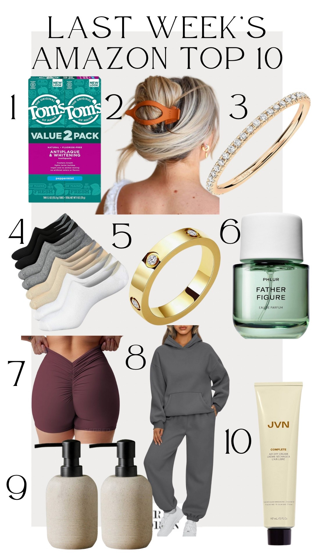 Last week’s Amazon best sellers

#LTKFindsUnder100 #LTKStyleTip #LTKBeauty