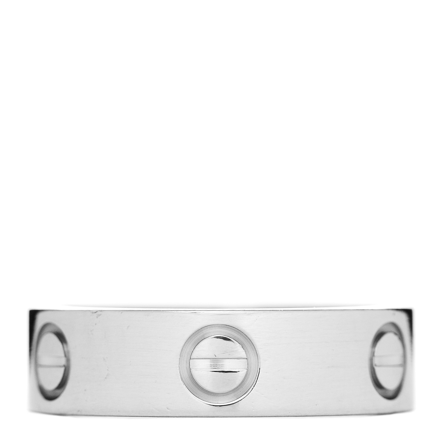 CARTIER

18K White Gold 5.5mm LOVE Ring 54 6.75 | Fashionphile