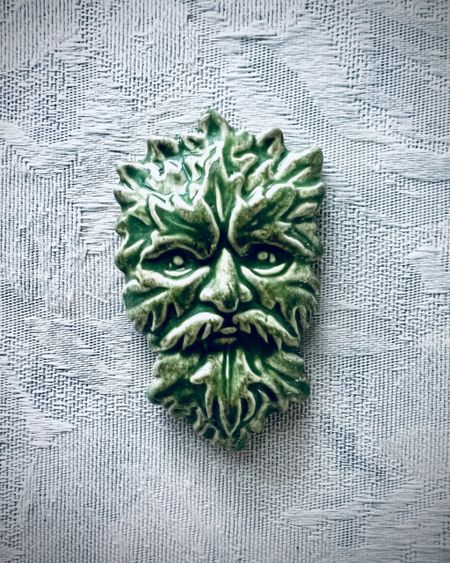 Sharing this fun ceramic mosaic tesserae of a green man covered in leaves. 🍃 For mosaic tips, tutorials, inspiration, and so much more please visit my YouTube channel: YouTube.com/julieweilbacher. Follow @julieweilbacher on Instagram for all things mosaic art. garden art - mosaic - handmade ceramics - mosaics - gifts for gardeners - greenman with leaves

#LTKHome #LTKFindsUnder50