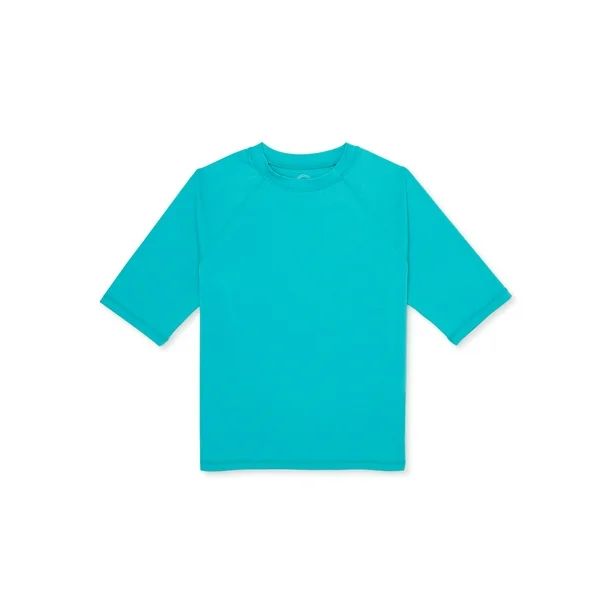 Wonder Nation Boys Short Sleeve Solid Rashguard, Sizes 4-18 & Husky | Walmart (US)